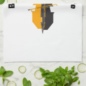 Den Rhythmus des Lebens verbeugen Geschirrtuch (Gefaltet)