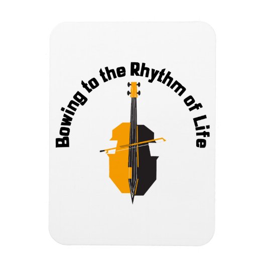 Den Rhythmus des Lebens verbeugen Magnet (Vertikal)