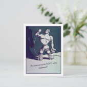 Den richtigen Schutz zu tragen? Postkarte (Stehend Vorderseite)