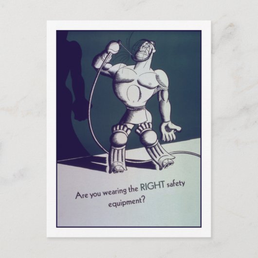 Den richtigen Schutz zu tragen? Postkarte (Vorderseite)