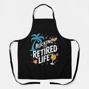 Den Ruhestand rocken Sommer Lustige Rente Schürze