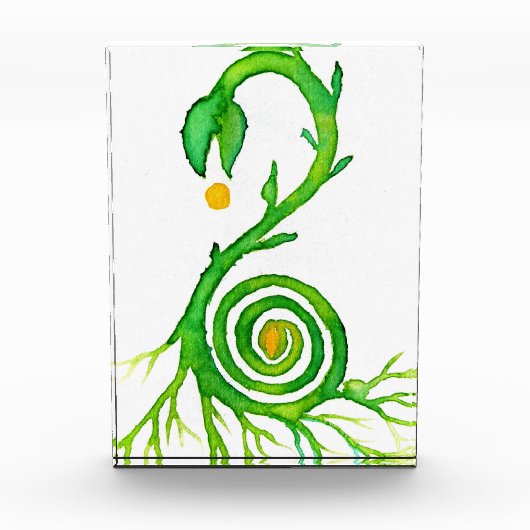 den Samen einer neuen Leinwand auf der Postkarte Fotoblock (Vorderseite)