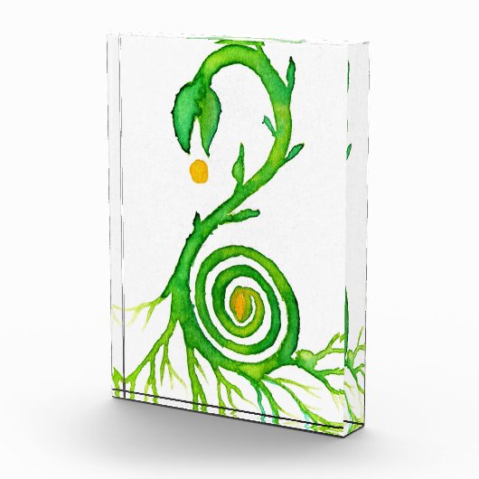 den Samen einer neuen Leinwand auf der Postkarte Fotoblock (Rechts)