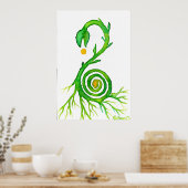 den Samen eines neuen Lebens Poster (Küche)