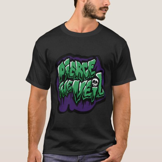 den Schleier durchstoßen T-Shirt (Vorderseite)