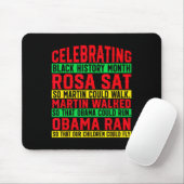 Den Schwarze Geschichte Monat feiern1  Mousepad (Mit Mouse)