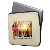 Den Sommer verkraften | 13 Zoll Laptopschutzhülle (Vorderseite Links)
