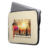 Den Sommer verkraften | 15 Zoll Laptopschutzhülle (Vorderseite Links)