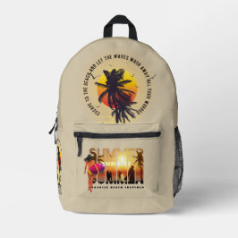 Den Sommer verkraften | Bedruckter Rucksack