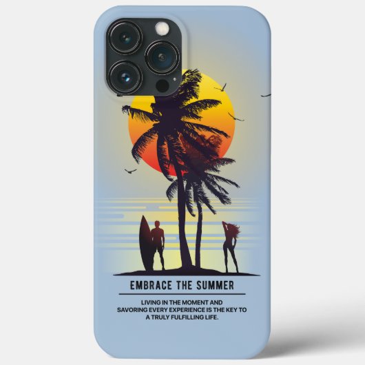Den Sommer verkraften | Case-Mate iPhone Hülle (Rückseite)