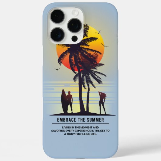 Den Sommer verkraften | Case-Mate iPhone Hülle (Rückseite)