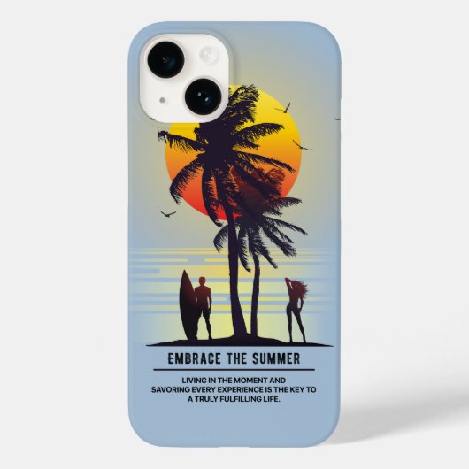 Den Sommer verkraften | Case-Mate iPhone Hülle (Rückseite)