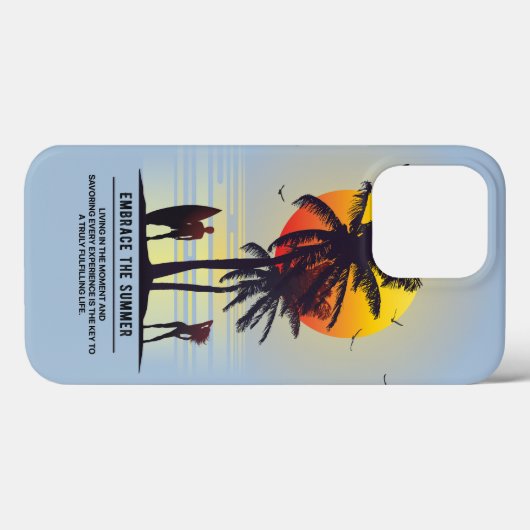 Den Sommer verkraften | Case-Mate iPhone Hülle (Rückseite (Horizontal))