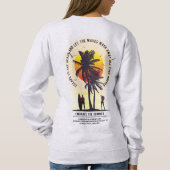 Den Sommer verkraften | Damen Sweatshirt (Rückseite)