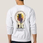 Den Sommer verkraften | Herren Sweatshirt (Rückseite)