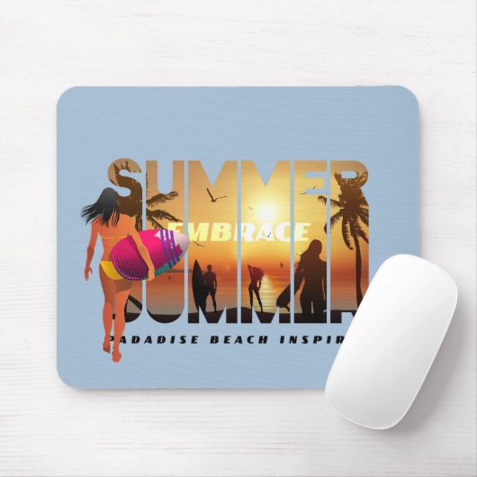 Den Sommer verkraften | Mousepad (Mit Mouse)