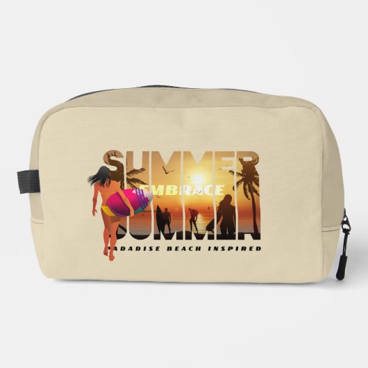 Den Sommer verkraften | Waschbeutel (Vorderseite)