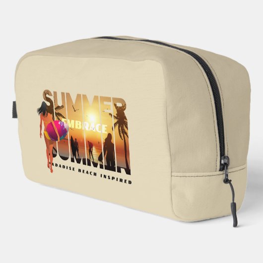 Den Sommer verkraften | Waschbeutel (Rechte Ecke)