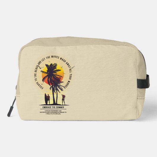 Den Sommer verkraften | Waschbeutel (Rückseite)