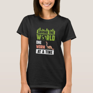 den Spaß der Vermikultur für einen Wurm retten T-Shirt