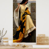 Den Standard durch Edmund Leighton festschreiben Poster (Küche)