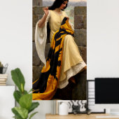 Den Standard durch Edmund Leighton festschreiben Poster (Heimbüro)