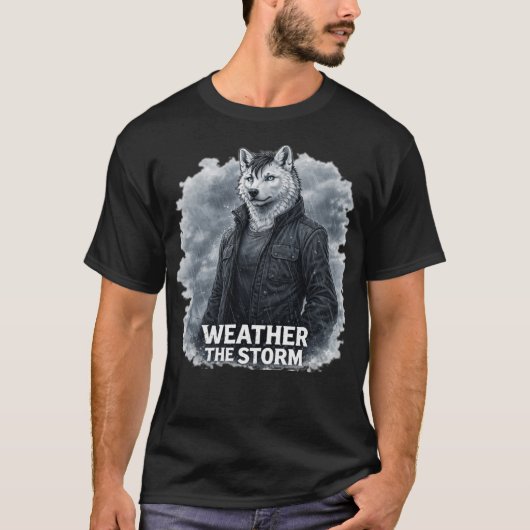 Den Sturm überstehen T-Shirt (Vorderseite)