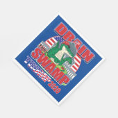 Den Sumpf Trump 2020 abziehen Serviette (Ecke)