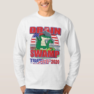 Den Sumpf Trump 2020 abziehen T-Shirt