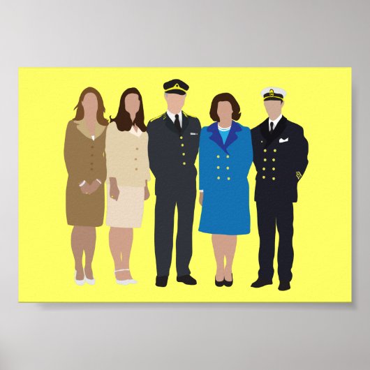 Den svenska Kungafamiljen Poster (Vorne)