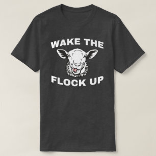 DEN T - Shirt FLOCK-OBEN geweckt