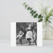 Den Tag entfernt tanzen Postkarte (Stehend Vorderseite)