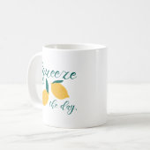 Den Tag verkürzen Kaffeetasse (Vorderseite Links)