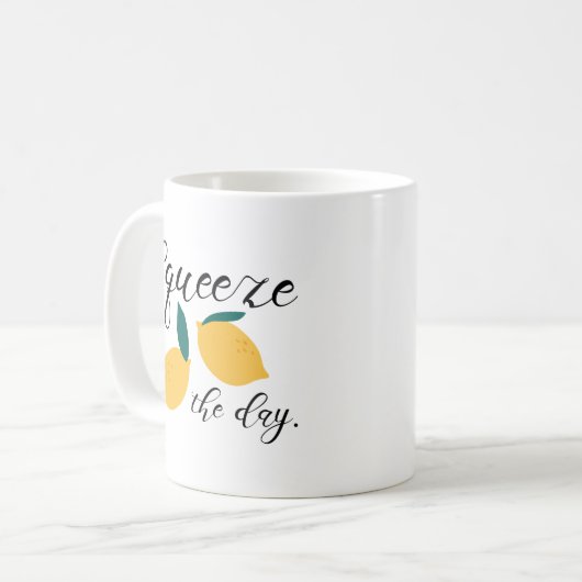 Den Tag verkürzen Kaffeetasse (Vorderseite Links)