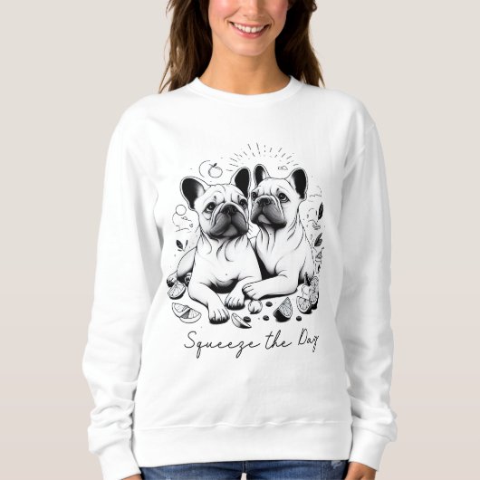 Den Tag verkürzen Sweatshirt (Vorderseite)