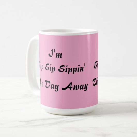 Den Tag verpassen Kaffeetasse (Vorderseite Links)