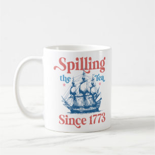 Den Tee seit 1773 verschüttend, Patriotisch, 4. Ju Kaffeetasse