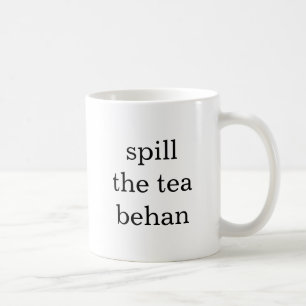 Den Tee Verschütten Behan Lustiger Chai Liebhaber Kaffeetasse