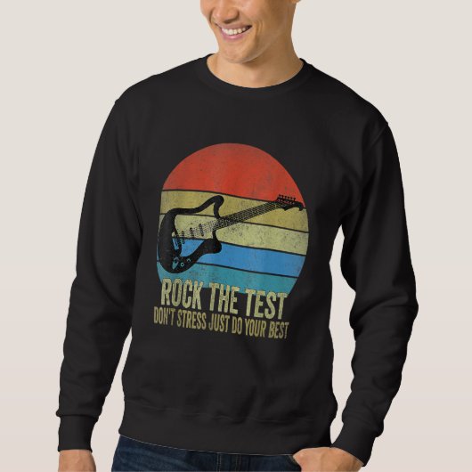 Den Testtag des Testfalltestes am Testtag abbreche Sweatshirt (Vorderseite)