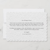 Den Text anpassen Einladung (Rückseite)