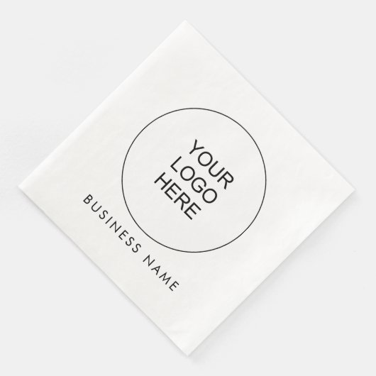 Den Text des Firmenlogos hier hochladen Serviette (Ecke)