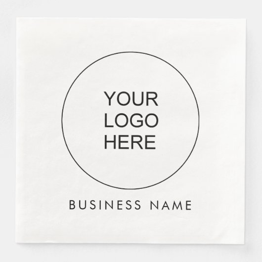 Den Text des Firmenlogos hier hochladen Serviette (Vorderseite)