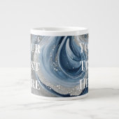 Den Text hier Jumbo-Tasse benutzerdefinierte Text- (Vorderseite)