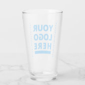 Den Text oder das Logo hier auf einen Platz von 2  Glas (Rückseite)