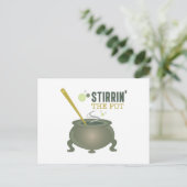 Den Topf drehen Postkarte (Stehend Vorderseite)