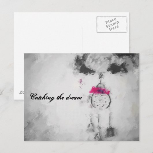 Den Traum erwischen Postkarte (Vorne/Hinten)