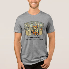 Den Traum leben. Ein Albtraum nach dem anderen. Tri-Blend Shirt