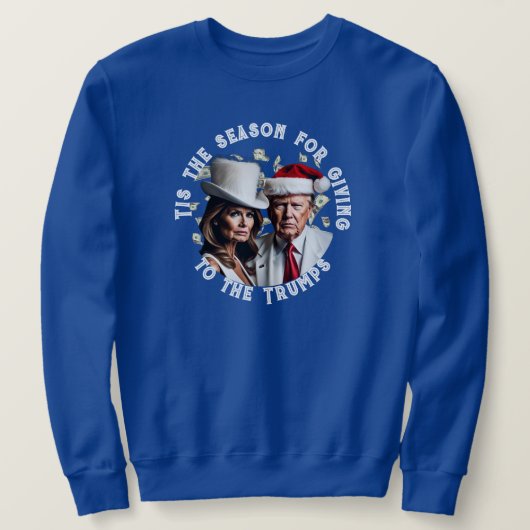 Den Trumps Weihnachten geben Sweatshirt (Design vorne)