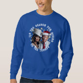 Den Trumps Weihnachten geben Sweatshirt (Vorderseite)