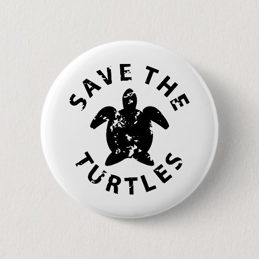 DEN TURTLES-KREIS gerettet Button (Vorderseite)